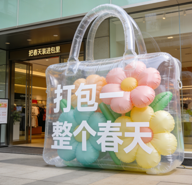 透明花包